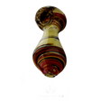 Glass Hand Pipes | Golden Teardrop Swirl 5"