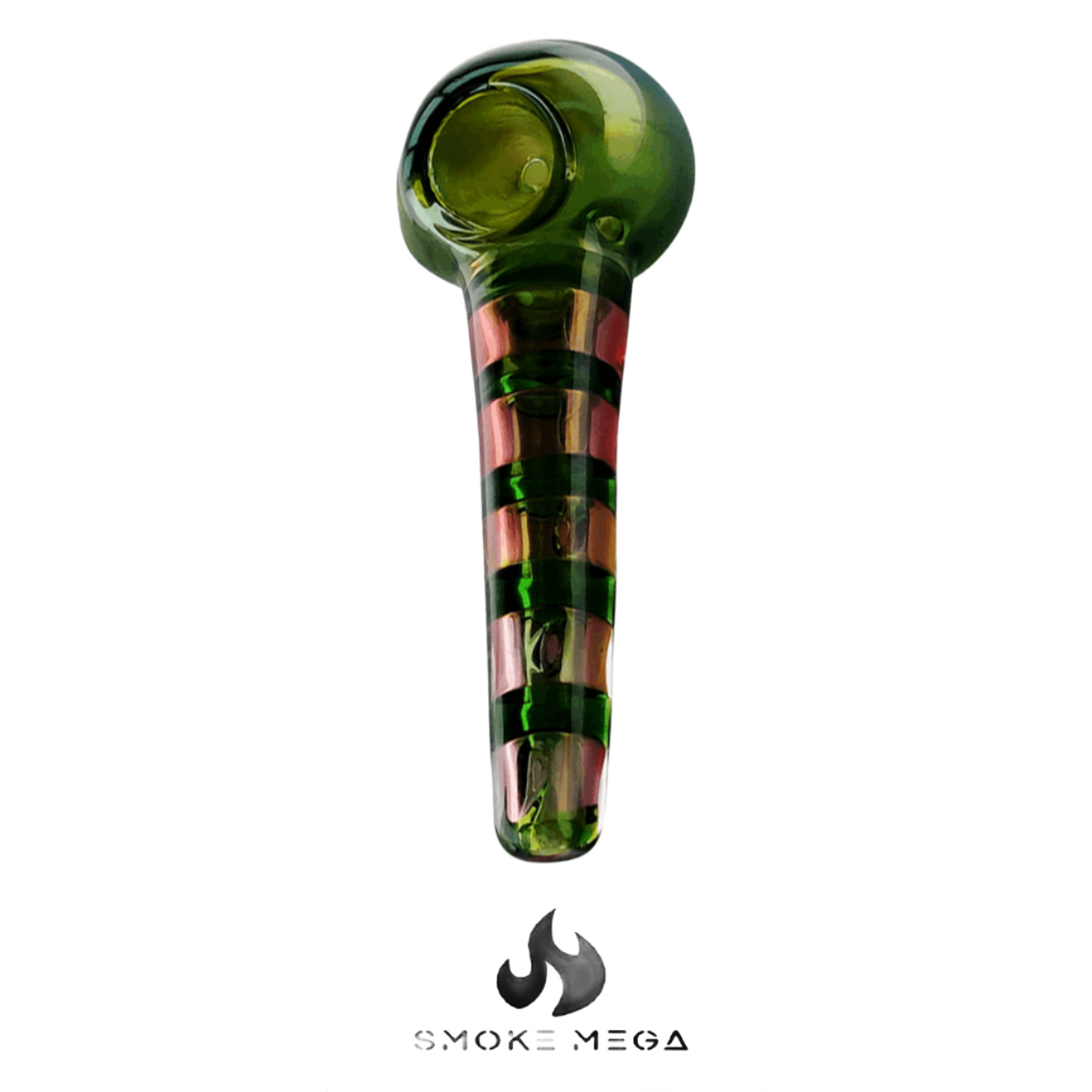 Glass Hand Pipes - Hard Candy Metallic 5"