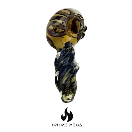 Glass Hand pipes | 4.5" Frit Spoon with Twisted Mouth