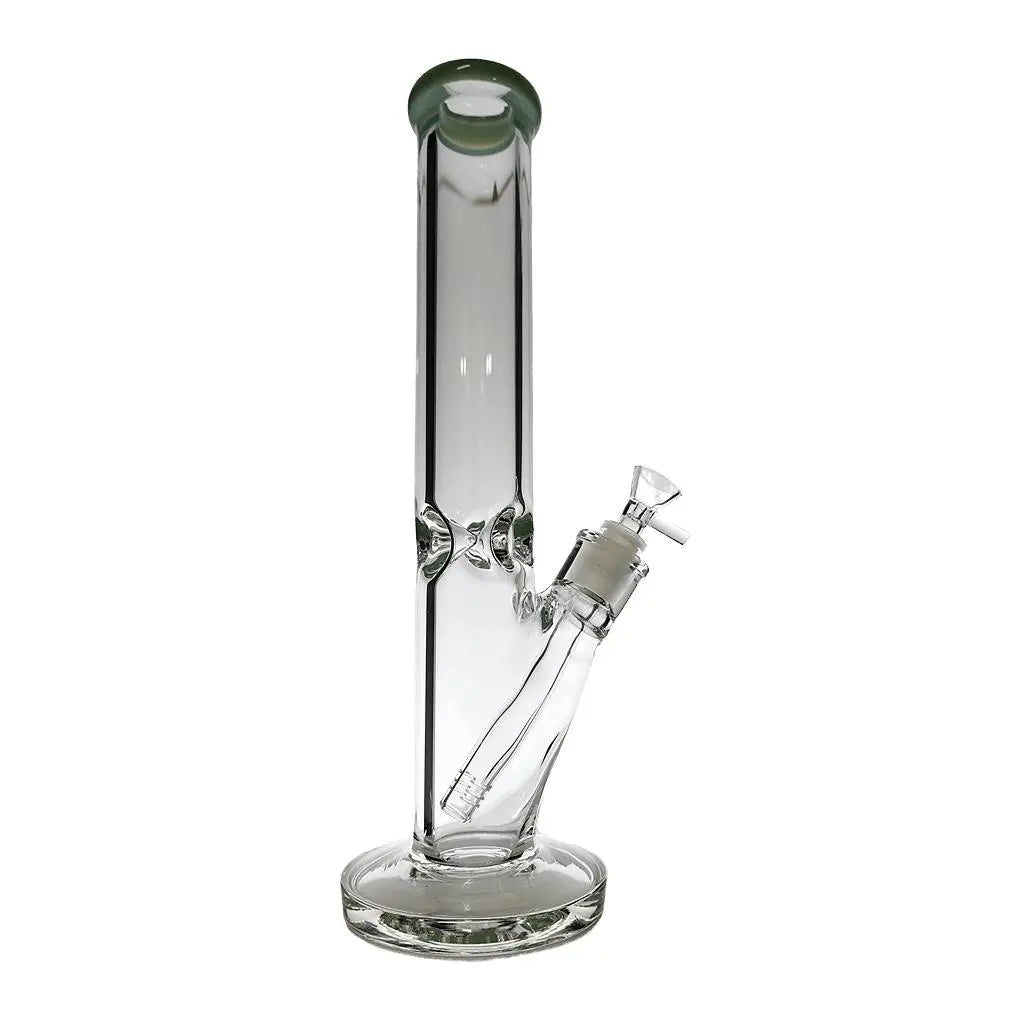 Glass Water Bong | 14" Refined Straight Shooter