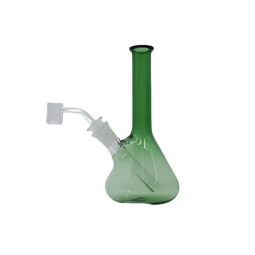 8 Inch Genie Color Tube Glass Water Bong with durable glass construction and unique design.