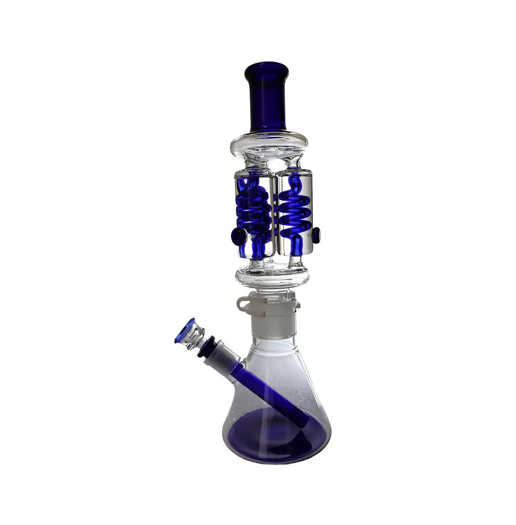 Glycerin Bong | Triple Coils Freezable 14 Inch Bong