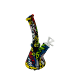 Graffiti Gang Silicone Beaker Bong - SmokeMEGA