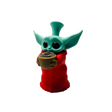 Grafitti Yoda Silicone Rig - SmokeMEGA