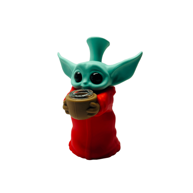 Grafitti Yoda Silicone Rig - SmokeMEGA