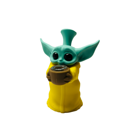 Grafitti Yoda Silicone Rig - SmokeMEGA