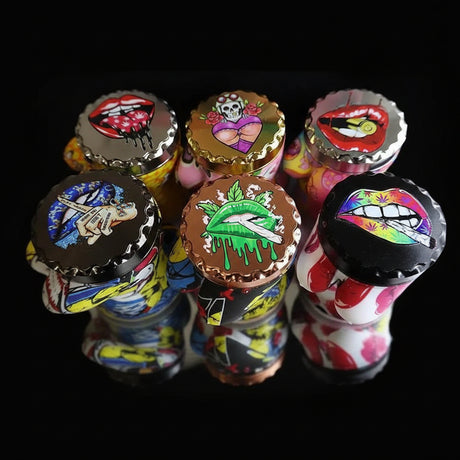 Grinder | 4 Parts Silicone Body Sexy Body - SmokeMEGA