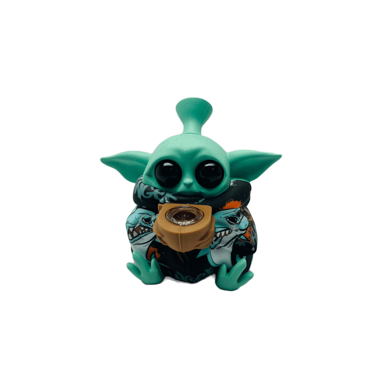 Grogu (Baby Yoda) Silicone Water Pipe