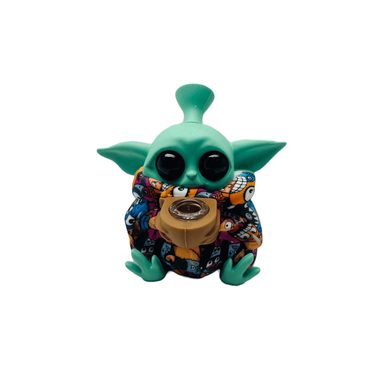 Grogu (Baby Yoda) Silicone Water Pipe