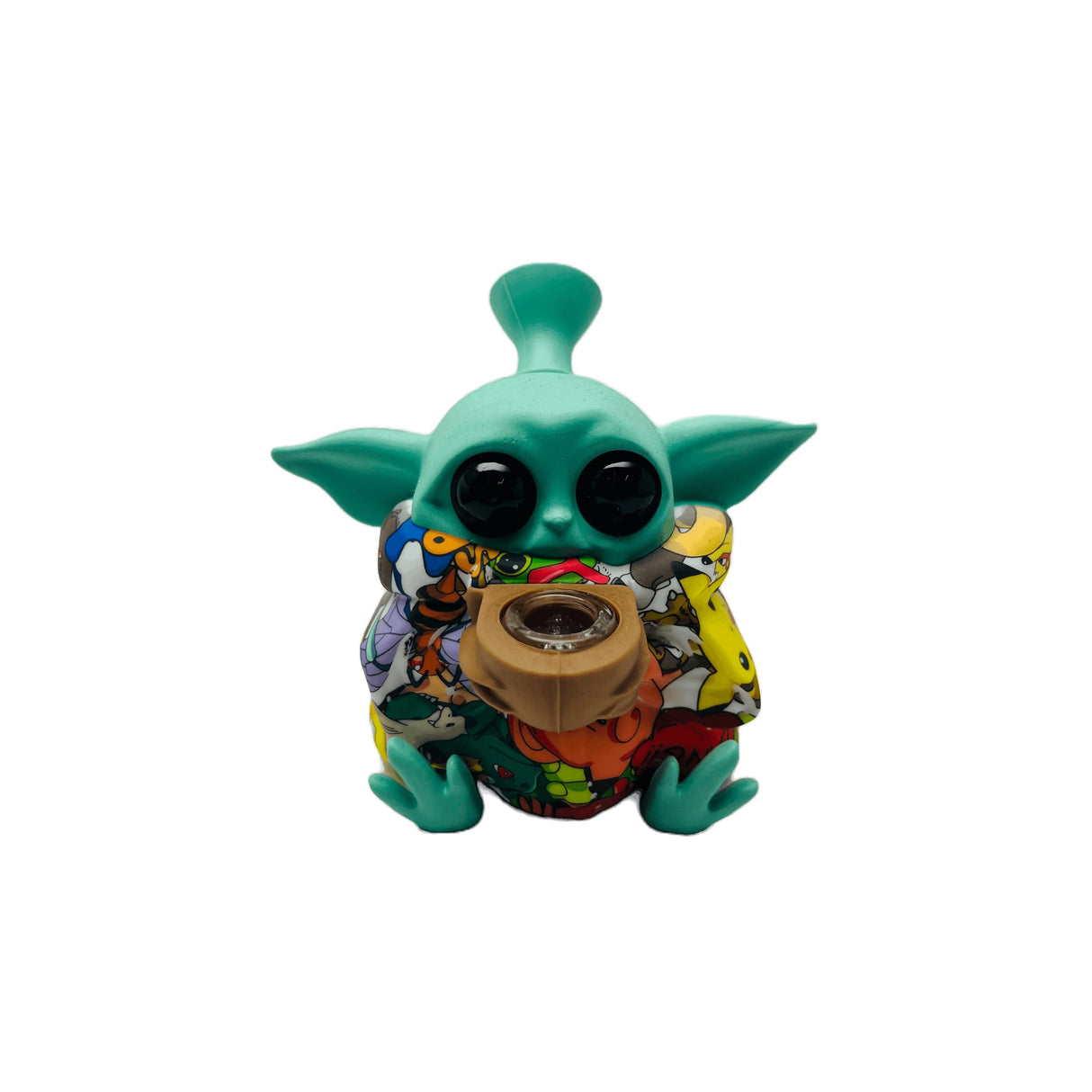 Grogu (Baby Yoda) Silicone Water Pipe