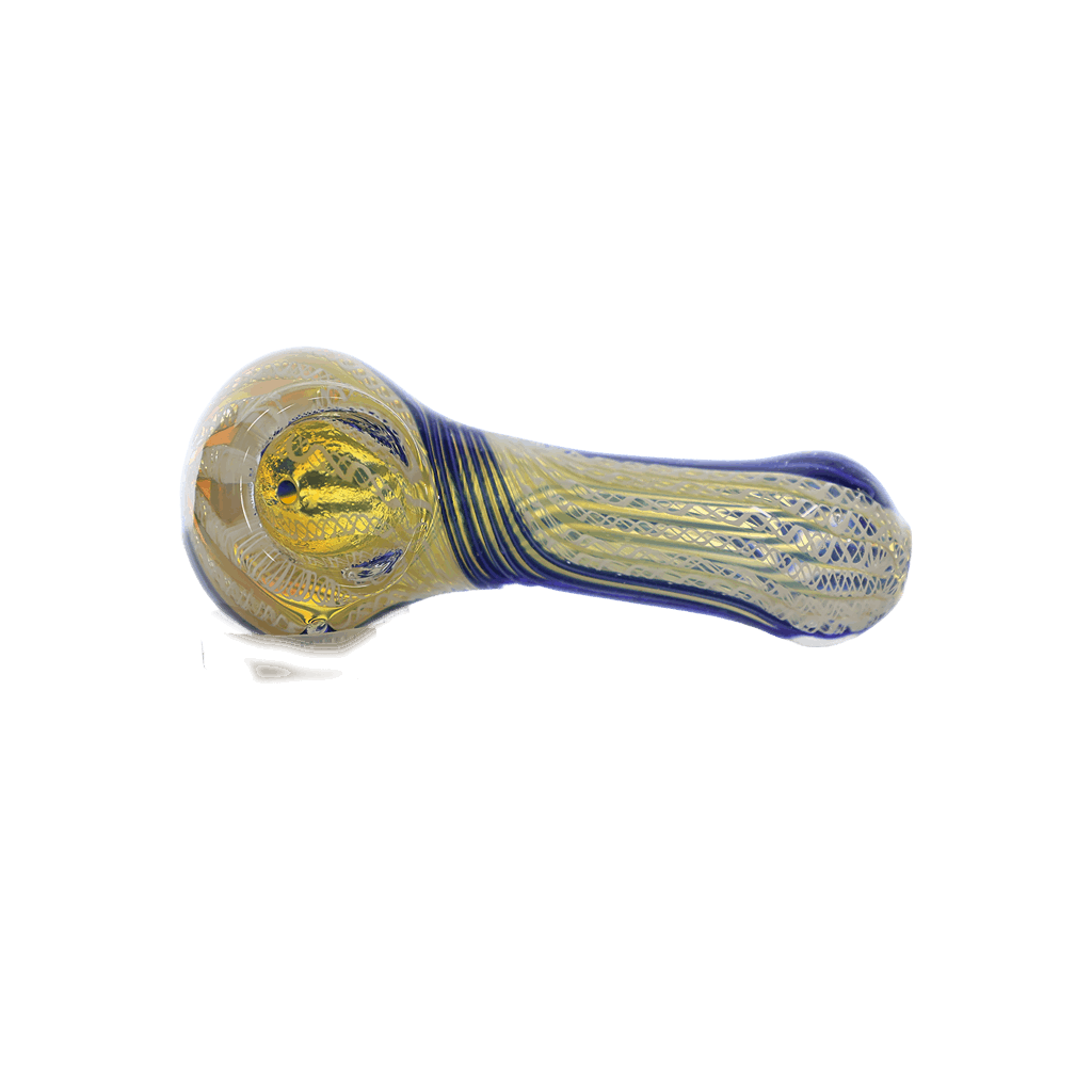 Hand Pipe | Hand Pipe Color Line Swirling Art Crack Pipe