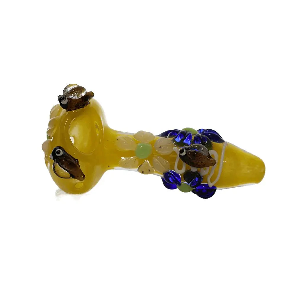 HAND PIPE | 5" Spring Bloom Glass Hand Pipe