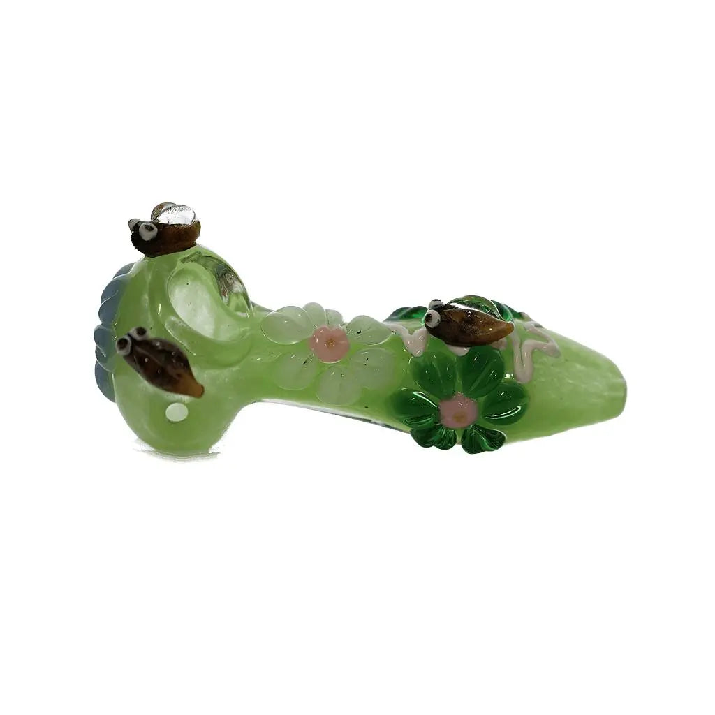 HAND PIPE | 5" Spring Bloom Glass Hand Pipe