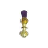 Hand Pipe | Glass Colored Head Ring Handmade Pipe