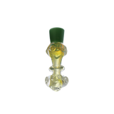 Glass Colored Head Ring Handmade Pipe