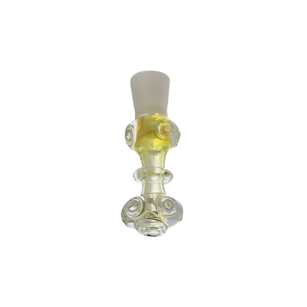 Hand Pipe | 4" Glass Colored Head Ring Pipe