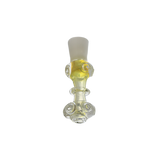 Hand Pipe | 4" Glass Colored Head Ring Pipe