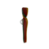 Hand Pipe | 4.5 "Glass Full Colored One Hitters Twisted Handmade Pipe