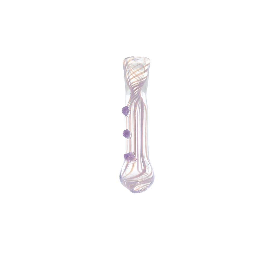 Best Hand Pipe | 4.5" Glass Three Dot Colored Twisted  Pipe