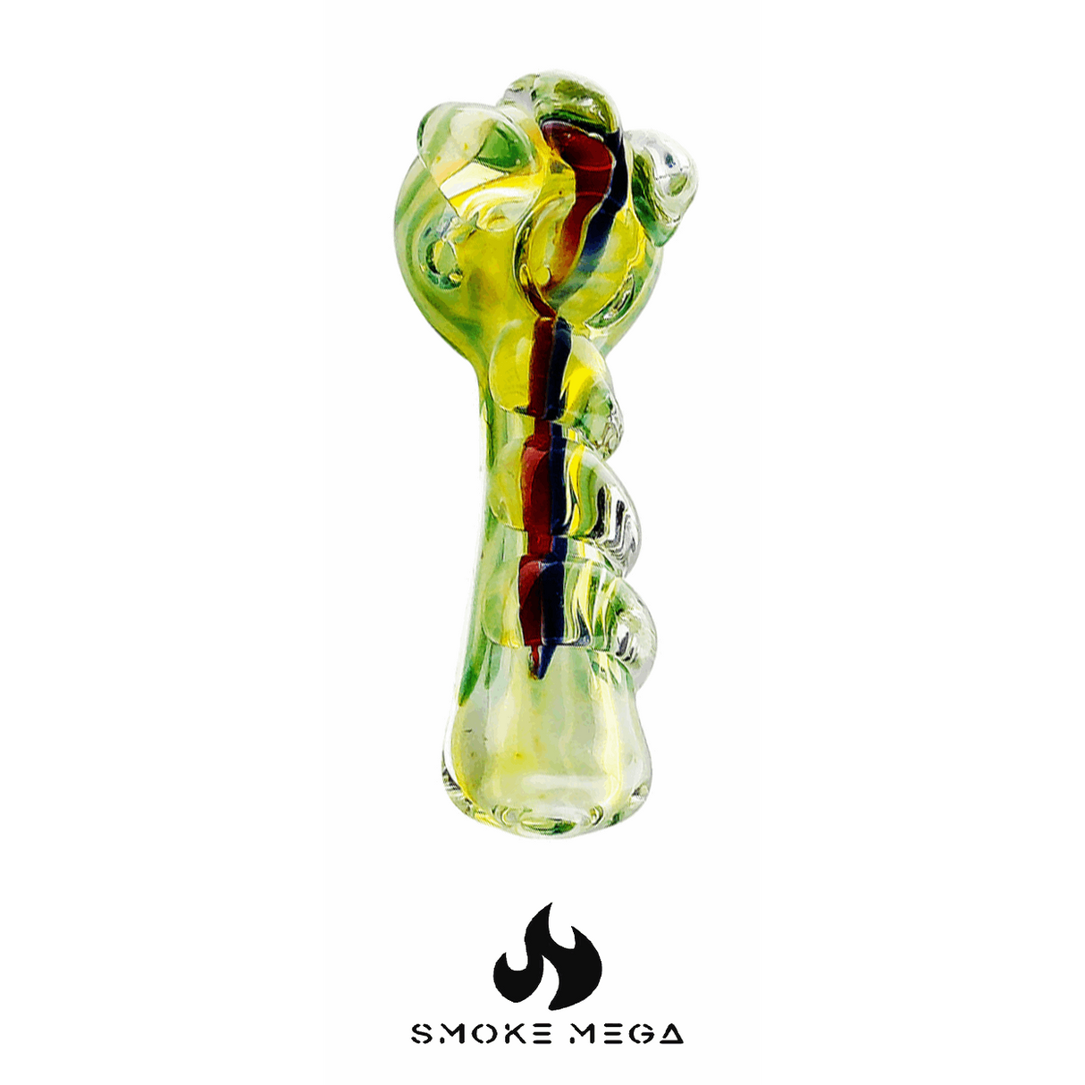 Hand Pipe | Inside-Out Knuckles Glass Spoon 