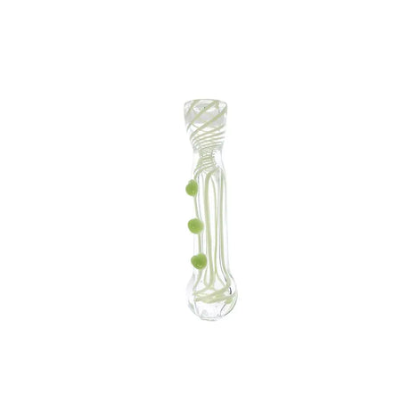 Hand Pipe | 4.5 "Glass Three Dot Colored Twisted Handmade Pipe