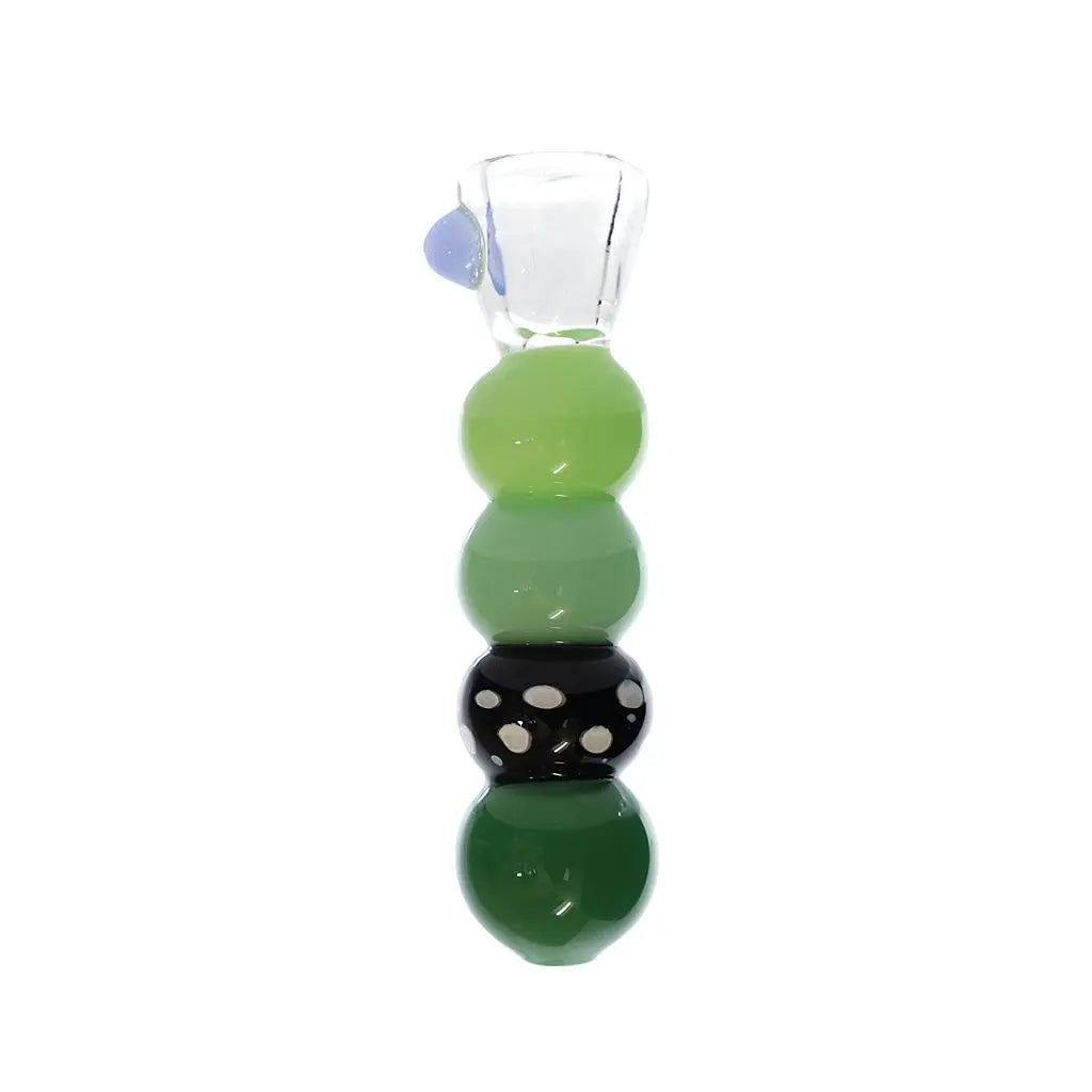 Hand Pipe | 4.5" Glass Stripe Chillum Glass Pipe