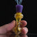 Hand Pipe | 4" Glass Colored Head Ring Handmade Pipe