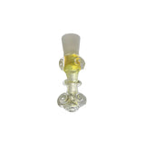 Hand Pipe | 4" Glass Colored Head Ring Handmade Pipe