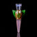 Hand Pipe | 5 "Glass Owl With Ears Colored Handmade Pipe