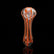 Hand Pipe | 5 "Glass Spoon Candy Cane Color Swirl Hand Pipe