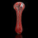 Hand Pipe | 5 "Glass Spoon Candy Cane Color Swirl Hand Pipe