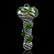 Hand Pipe | 5.5" Glass Green Leaf Spoon Handmade Pipe