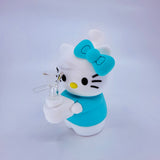 hello kitty silicone bong - sky blue