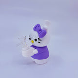 hello kitty silicone bong- purple