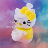 hello kitty silicone bong- yellow