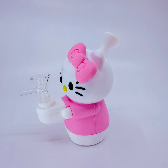 Hello Kitty Silicone Bong
