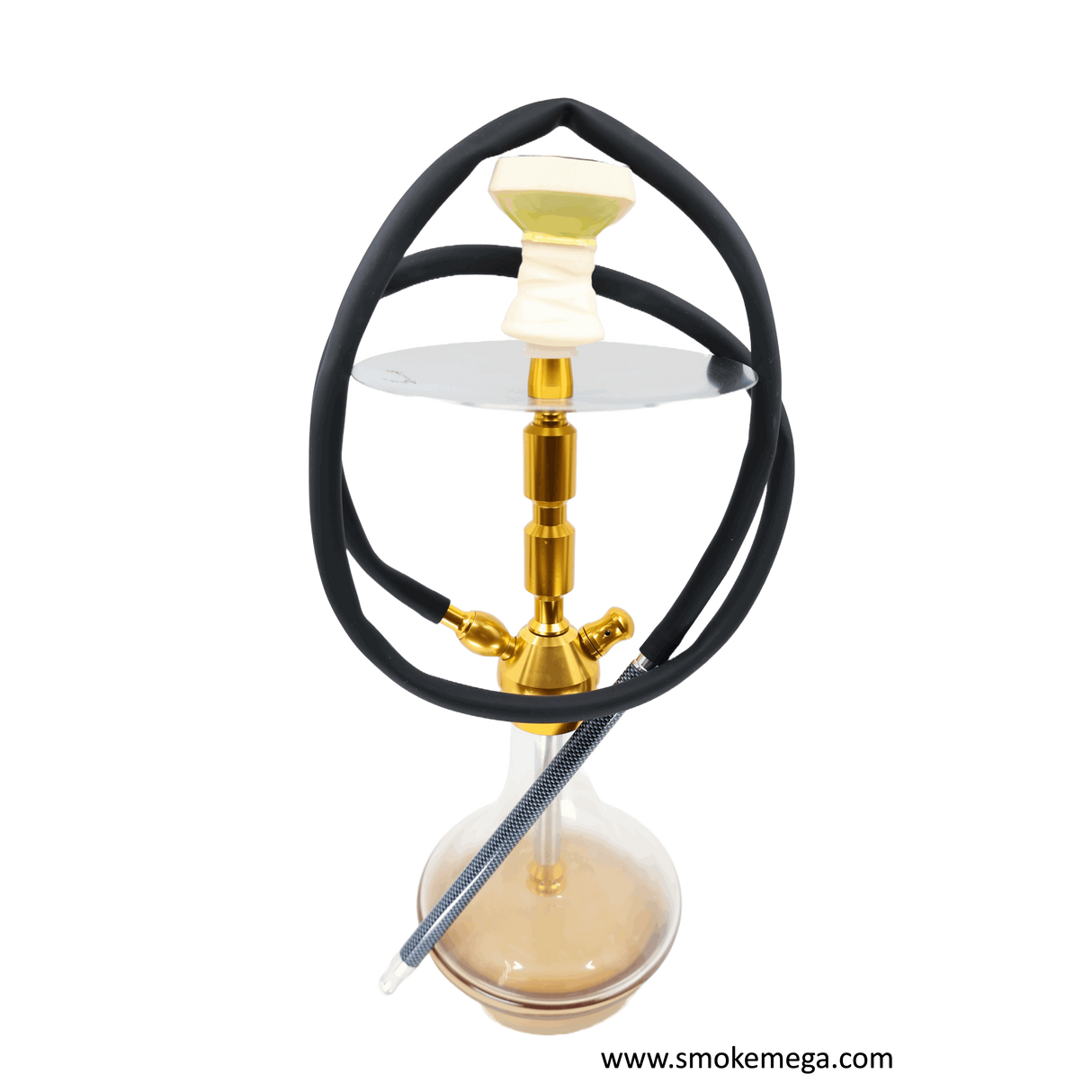 Hookah-14" Premium Gold Color Aluminum Hookah