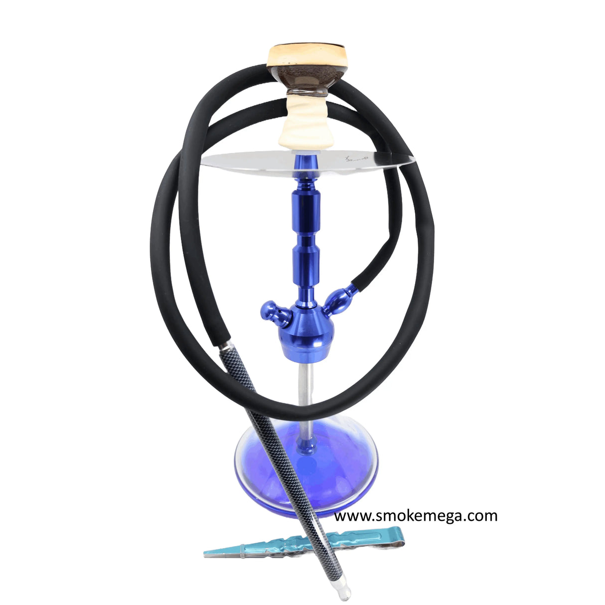 Hookah-14" Premium Blue Color Aluminum Hookah