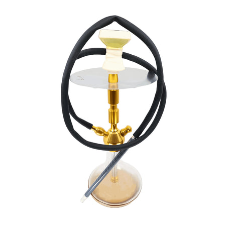 Hookah-14" Premium Gold Color Aluminum Hookah