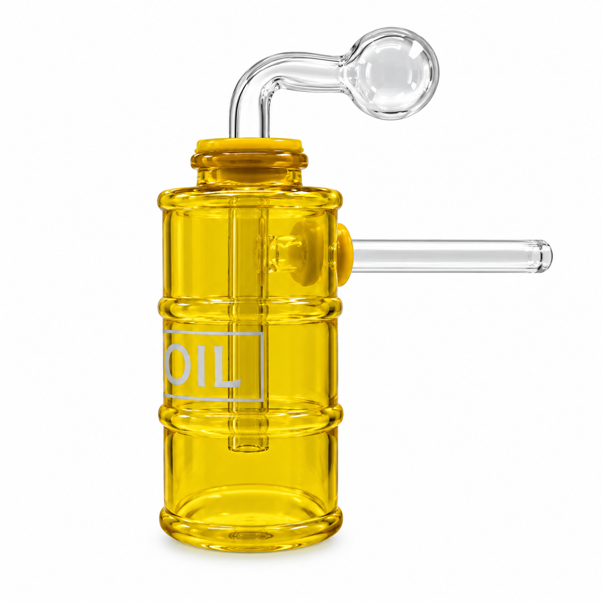 Oil Can Oil Burner Bubbler Water Pipe - Novelty Drum Rig