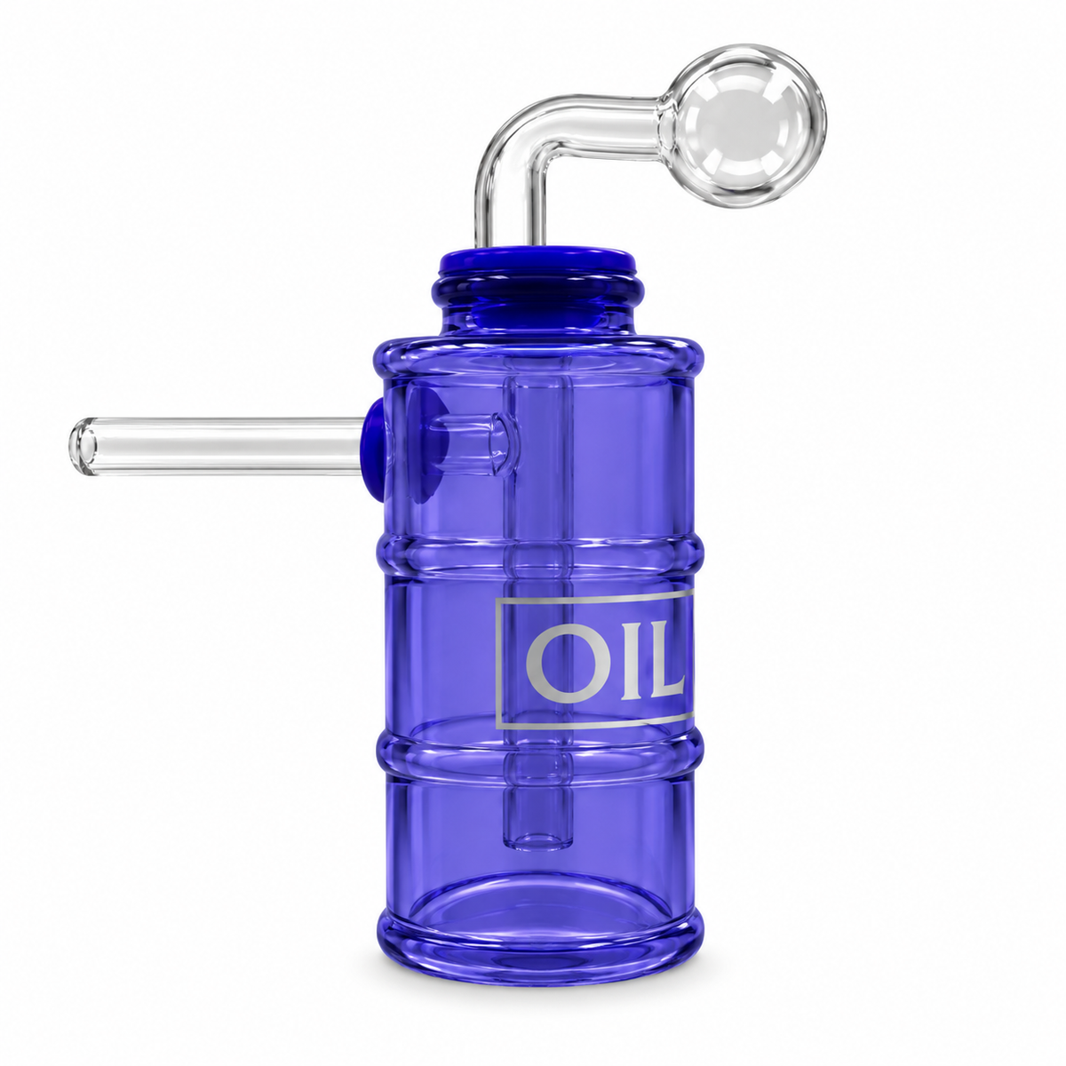 Oil Can Oil Burner Bubbler Water Pipe - Novelty Drum Rig