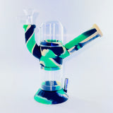 3-in-1 Silicone Water Pipe with Nectar Collector & Secret Storage - Elevate Your Experience!