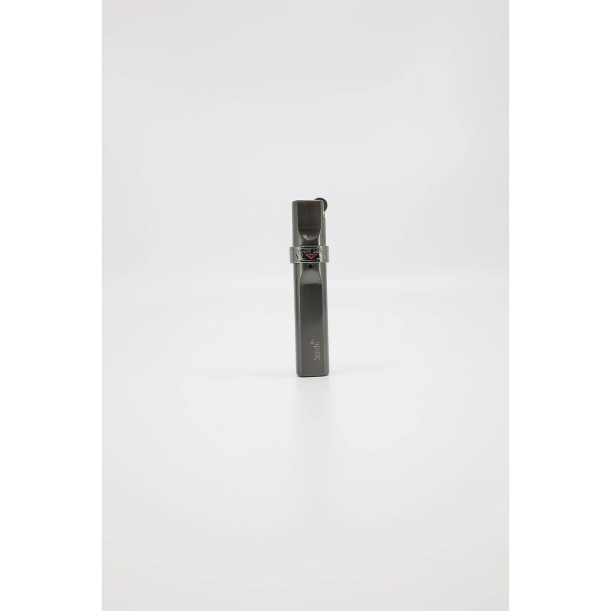 Elegant smoking lighter with ergonomic design and matte finish, featuring electronic ignition and adjustable flame control.