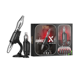 Lookah Seahorse X all-in-one vaporizer with accessories and packaging.