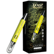 Lookah Seahorse 2.0 Wax Pen- Electric Dab Pen in neon green with magnetic mouthpiece and adjustable voltage settings, showcasing compact design for portability.