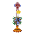 MAYAN CHARACTER WATER PIPE BONG 10" - Made By Nepal