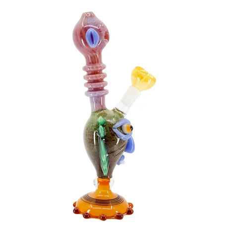 MAYAN CHARACTER WATER PIPE BONG 10" - Made By Nepal