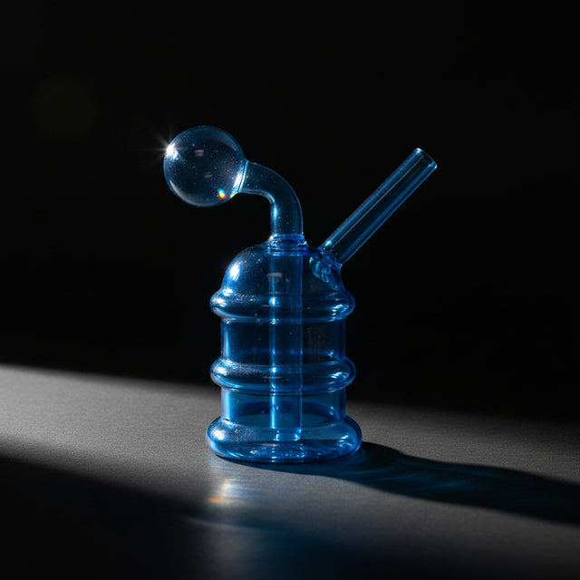 Mini DAB Oil Rigs Internal Comb Perc Glass Oil Burner - SmokeMEGA