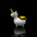 Mini Silicone Bubbler - Unicorn - SmokeMEGA