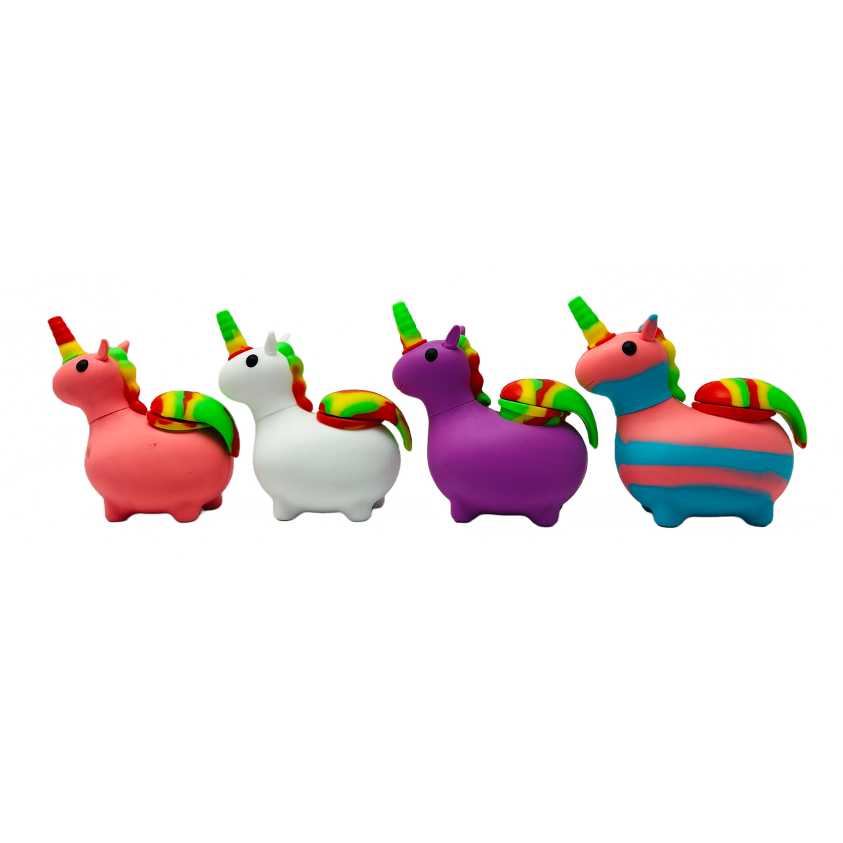 Mini Silicone Bubbler - Unicorn - SmokeMEGA